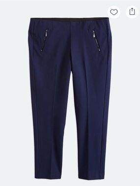 Liverpool Straight Leg Pants in Navy Blue